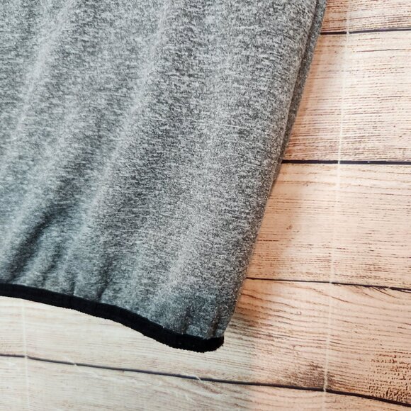 Adidas Golf Mens Puffer Vest Size M Black Gray 1/2 Zip Sleeveless Jacket Pockets - Picture 15 of 15